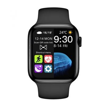 Smartwatch Techstar® HW22 Plus, Ecran Touch, IPS 1.75 inch HD, Bluetooth 5.2, Incarcare Wireless, Monitorizare
