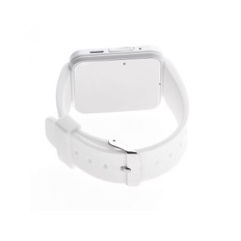 Smartwatch Techstar® U8+, Bluetooth, Ecran LCD 1.44inch, Conectare Telefon, Pedometru, Alb