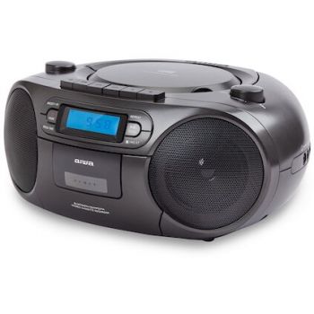 AIWA Microsistem audio Aiwa BBTC-550 Boombox, Bluetooth, CD, Caseta, Negru