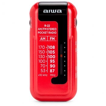 AIWA Radio portabil AIWA R-22RD, Rosu