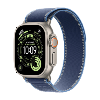 Ceas inteligent Smartwatch Apple Watch Ultra 3, 49mm, GPS + Cellular, Ecran Retina LTPO OLED, Chip S10 cu Procesor Dual-Core, 64GB Flash, Wi-Fi, Bluetooth, NFC, Trail Loop M/L (Albastru)