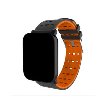 Ceas Smartwatch Techstar® A6, 1.3inch, Bluetooth 4.0, Monitorizare Tensiune, Puls, Oxigenare Sange, Alerte Sedentarism