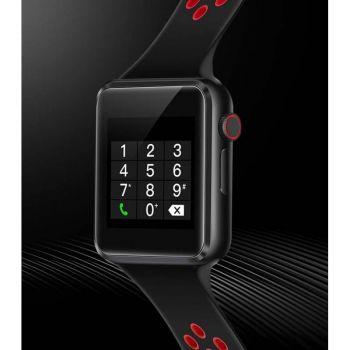 Ceas Smartwatch Techstar® C5, 1.54inch IPS LCD, Bluetooth 3.0 + EDR, Cartela SIM, MicroSD, Monitorizare Somn, Alerte