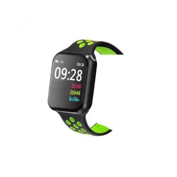 Ceas Smartwatch Techstar® F8, 1.30 inch IPS, Bluetooth 4.0, Monitorizare Puls, Tensiune, Alerte Sedentarism, Hidratare