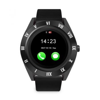 Ceas Smartwatch Techstar® M11, 1.54inch LCD , Bluetooth 4.0 + EDR, Camera Foto, Cartela SIM, Micro SD, Monitorizare