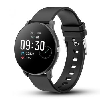 Ceas Smartwatch Techstar® R33, 1.08 inch IPS LCD , Bluetooth 4.0 + EDR, Monitorizare Somn, Puls, Respiratie, Tensiune