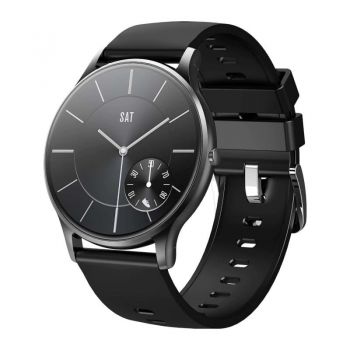 Ceas Smartwatch Techstar® S33, 1.28 inch IPS, Monitorizare Puls, Tensiune, Oximetru, Sedentarism, Bluetooth 5.0, IP67