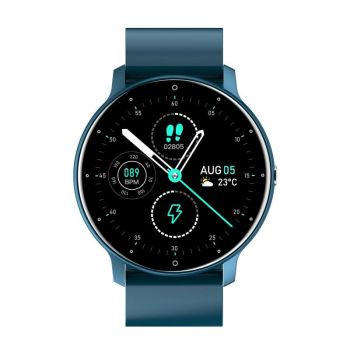 Ceas Smartwatch Techstar® ZL02, Ecran 1.28 Inch TFT, Bluetooth 4.0, Notificari Apeluri/Mesaje, Monitorizare Fitness