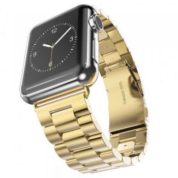 Curea Techsuit W036 pentru Apple Watch 42mm / 41mm / 40mm / 38mm Series, Auriu