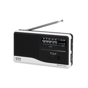Eltra Ceas cu radio, Eltra, 155x85x38mm, Alb/Negru