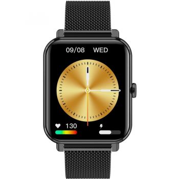 Garett Ceas barbati, Garett, Sticla/Inox, Negru