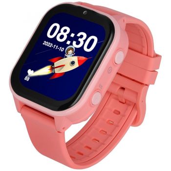 Garett Smartwatch Garett Kids Sun Ultra 4G, roz, 900 mAh, cu functii de apel video si SOS