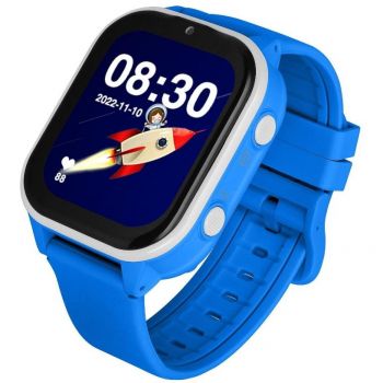 Garett Smartwatch Kids Sun Ultra 4G, Bluetooth, Pulsoximetru, Waterproof IP67, Albastru