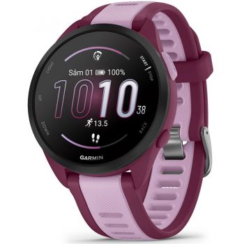 GARMIN Ceas Inteligent Garmin Forerunner 165, Music, GPS, WiFi, Grena-Lila