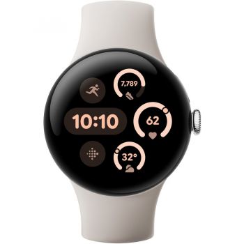 Google Ceas inteligent Pixel Watch 3, 41mm, WiFi, Crem