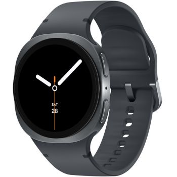 SmartWatch Samsung Galaxy Watch 8, LTE, 40 mm, Graphite, Wi-Fi, Bluetooth, GPS, NFC, Rezistent la apa
