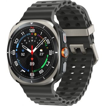 SmartWatch Samsung Galaxy Watch Ultra (2025), LTE, 47 mm, Silver, Wi-Fi, Bluetooth, GPS, NFC, Rezistent la apa