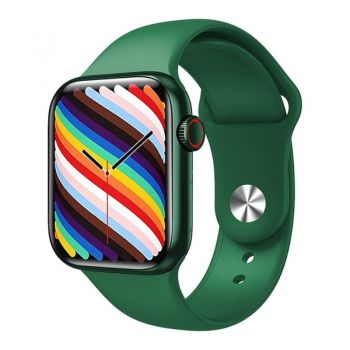 Smartwatch Techstar® HW18, Ecran Touch HD 1.6 inch, Bluetooth 5.2, Senzor Tensiune, Puls, Oximetru, 2 Bratari, Silicon