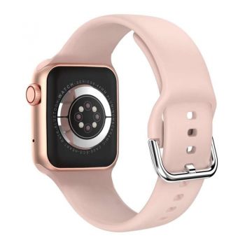 Smartwatch Techstar® HW19, Ecran Touch HD 1.77 inch, Bluetooth 5.2, Senzor Tensiune, Puls, Oximetru, 2 Bratari, Silicon