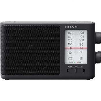 Sony Radio portabil Sony ICF506, FM/AM, Negru