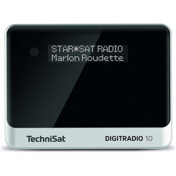 TechniSat Radio cu ceas, TechniSat, DIGITRADIO 10 C, DAB + si FM, Bluetooth, Functie snooze, Negru (0000/3945)