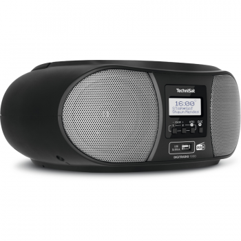 TechniSat Radio cu ceas, TechniSat, DIGITRADIO 1990, DAB + si FM, Bluetooth, CD drive, 3.6 W, Negru (0000/3952)
