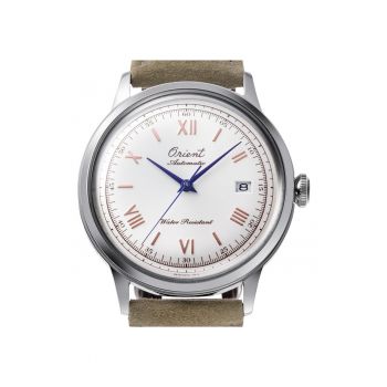 Ceas Barbati -  Bambino - automat - inox - 40mm - piele naturala