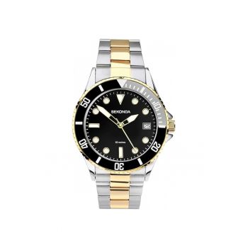 Ceas Barbati  Classic S-1673.00 - quartz - 38mm - bratara inox - culoare negru