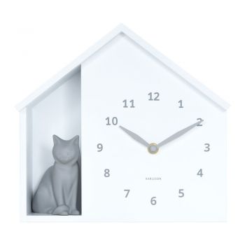 Ceas de perete Sitting Cat âu0080Karlsson
