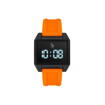 Ceas pentru barbati  diametru carcasa 42 mm - 3 ATM - Portocaliu