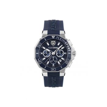 Ceas barbatesc  carcasa Otel 46 mm - 5 ATM - Bleumarin