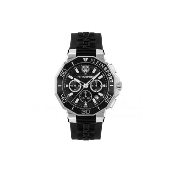 Ceas barbatesc  carcasa Otel 46 mm - 5 ATM - Negru