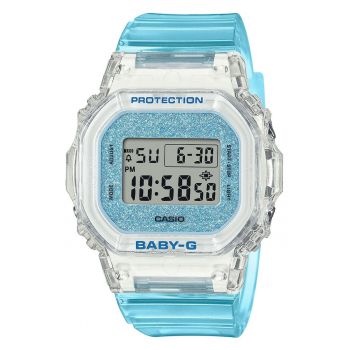 Ceas dama - Baby-G BGD-565GC-2ER - quartz - 38mm - curea cauciuc albastru