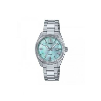 Ceas dama  LTP-1302DS-2AV - bratara inox - cadran mother of pearl - rezistent la apa 50M - 30.20x08.80mm