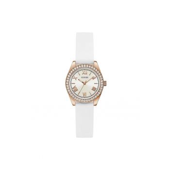 Ceas de dama  carcasa de 28 mm - curea din Silicon rezistenta la apa 3 ATM - GW1000L3