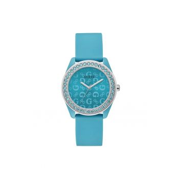 Ceas de dama  carcasa de 40 mm - curea din Silicon rezistenta la apa 3 ATM - U1401L2M