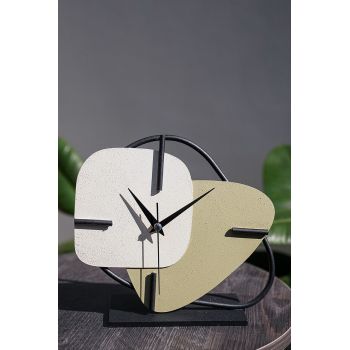 Ceas de masa, MYK2116-1, 26x25 cm, Verde