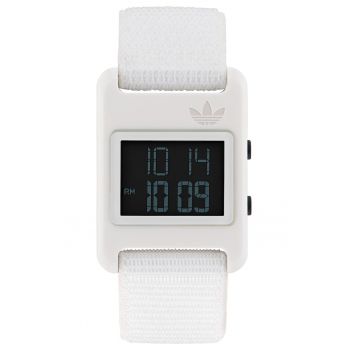 Ceas sport dama -  31 mm - rasina - alb - curea sintetica