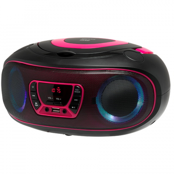 DENVER Radio CD player Denver TCL-212BT - Negru/Roz (111141300011)