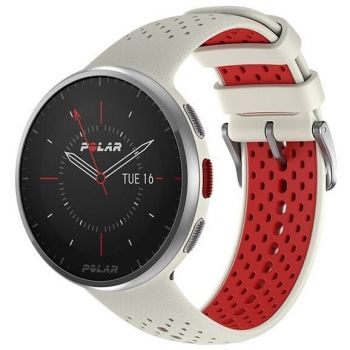 Polar Ceas inteligent Polar Pacer PRO, S-L, Alb-Rosu