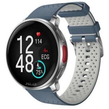 Polar Ceas inteligent Polar Vantage V3, S-L, 1,39 inch, AMOLED, Argintiu-Albastru