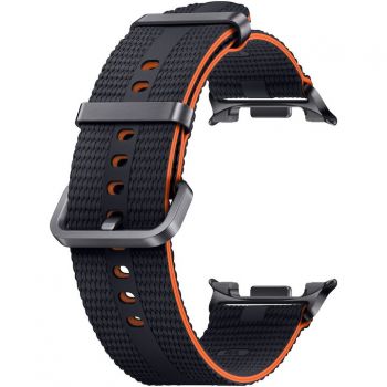 Samsung Curea Smartwatch Samsung Athleisure Band, pentru Galaxy Watch8 / Watch8 Classic, marime M/L, Gri inchis
