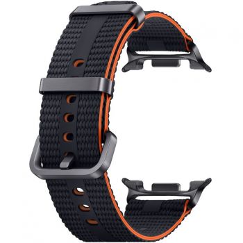 Samsung Curea Smartwatch Samsung Athleisure Band, pentru Galaxy Watch8 / Watch8 Classic, marime S/M, Gri inchis