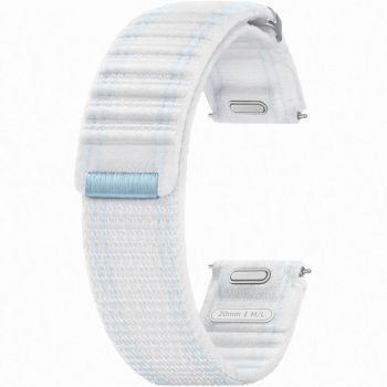 Samsung Curea smartwatch Samsung Fabric Band pentru Galaxy Watch7, (M/L), Blue White