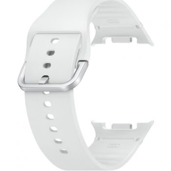 Samsung Curea Smartwatch Samsung Sport pentru Galaxy Watch8 / Watch8 Classic, marime M/L, Alb