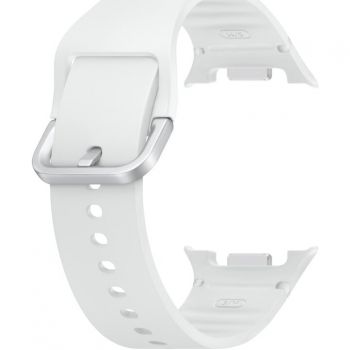 Samsung Curea Smartwatch Samsung Sport pentru Galaxy Watch8 / Watch8 Classic, marime S/M, Alb
