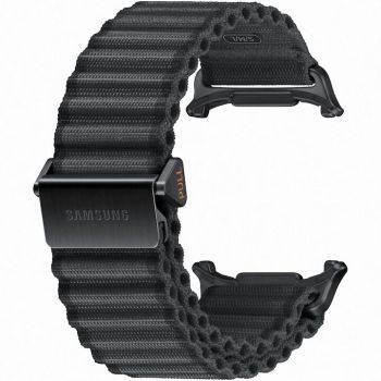 Samsung Curea Smartwatch Samsung Trail Band, pentru Galaxy Watch Ultra, marime reglabila S/M/L, Gri inchis