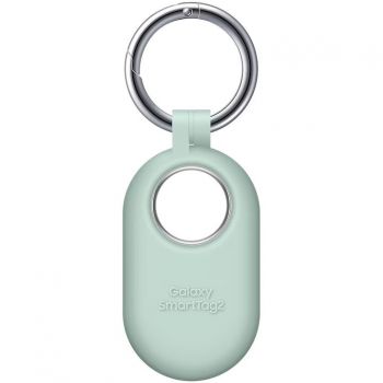 Samsung Husa protectie cu breloc Samsung, pentru Galaxy SmartTag2, silicon, Verde Menta