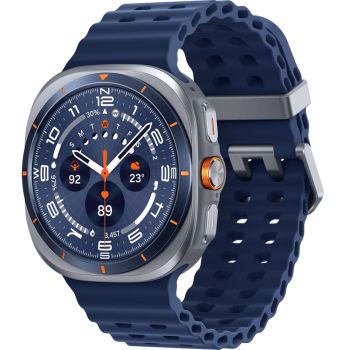 SmartWatch Samsung Galaxy Watch Ultra (2025), LTE, 47 mm, Blue, Wi-Fi, Bluetooth, GPS, NFC, Rezistent la apa