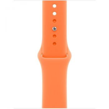 Apple Curea Smartwatch Apple MHY64ZM/A, pentru Apple Watch 40 mm, Sport Band, Marime S/M, Clementine